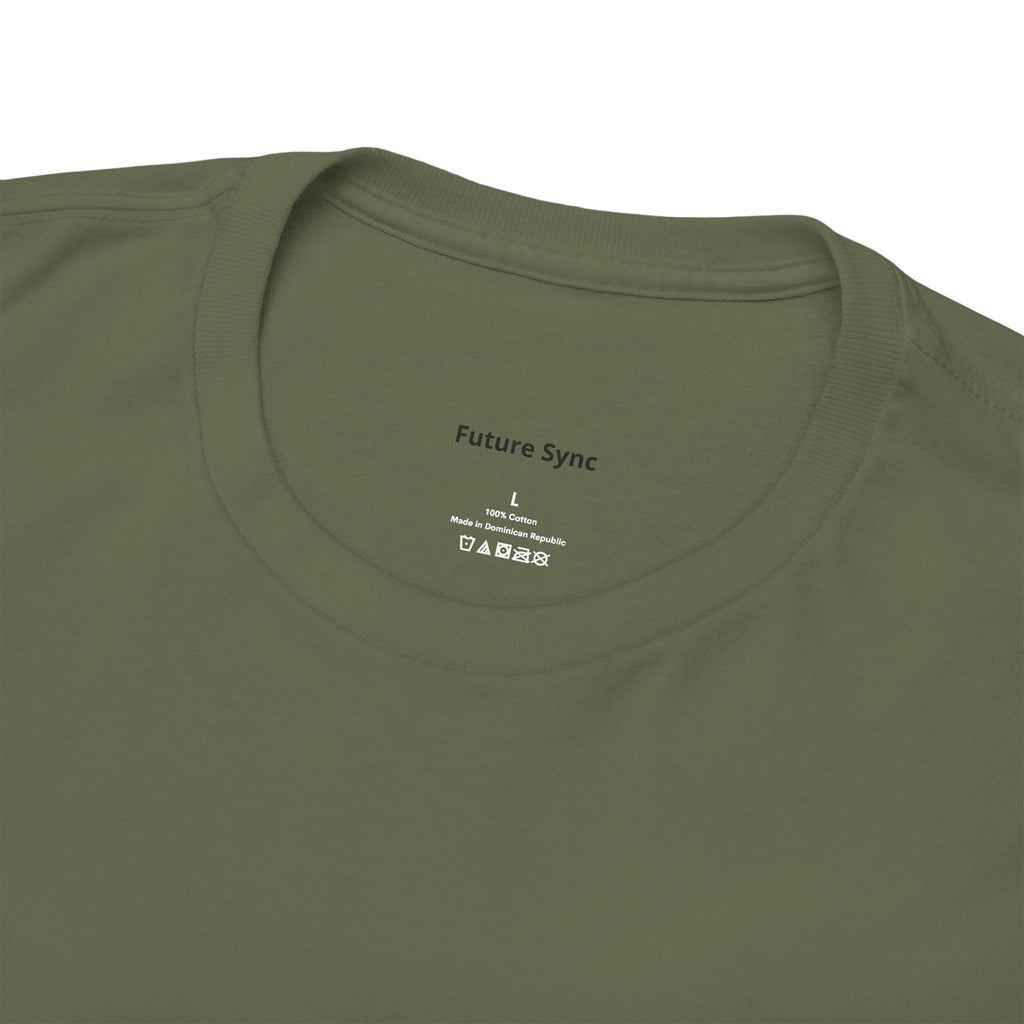 Future Sync Standard Heavy Cotton Tee | Minimalist Aesthetic Streetwear