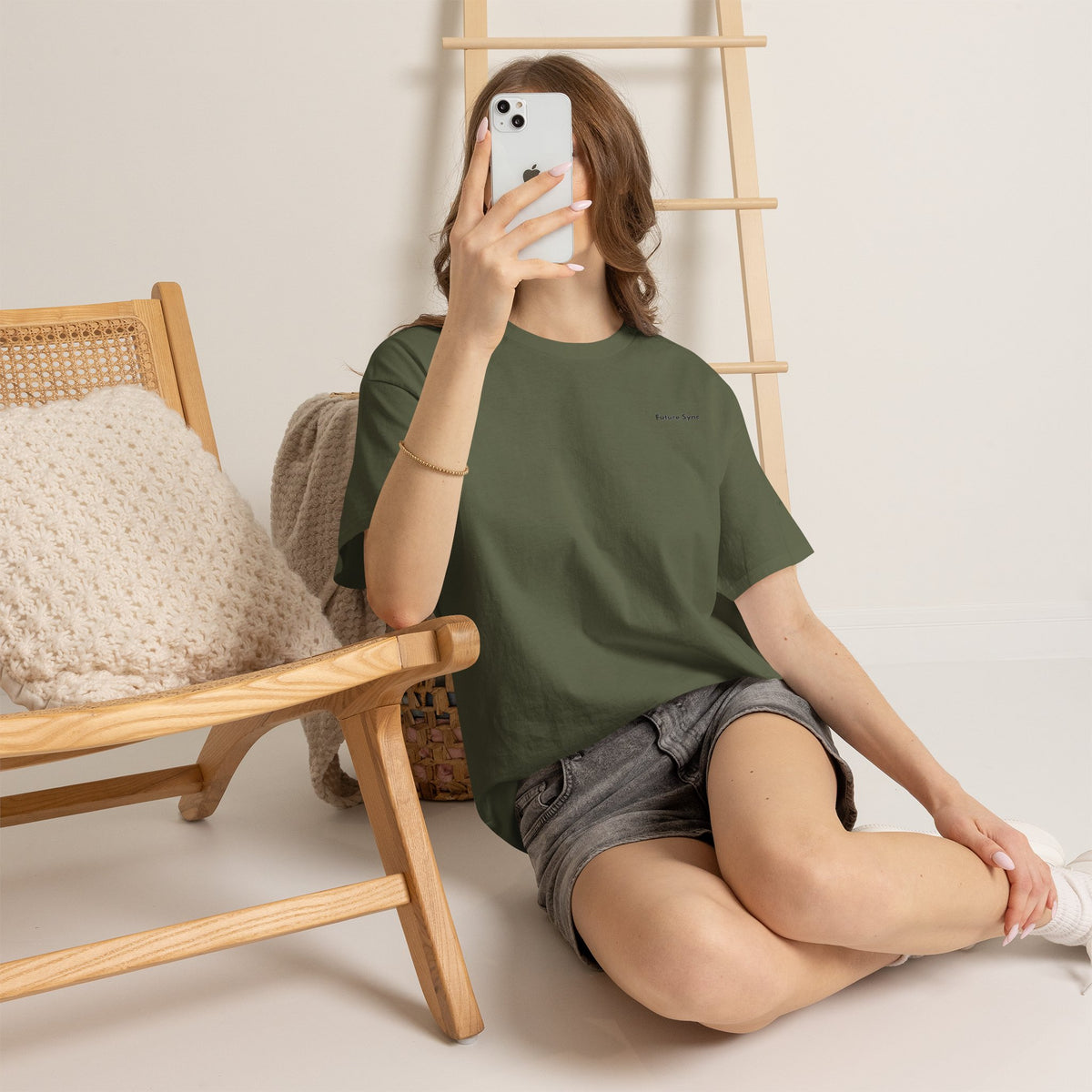 Future Sync Standard Heavy Cotton Tee | Minimalist Aesthetic Streetwear