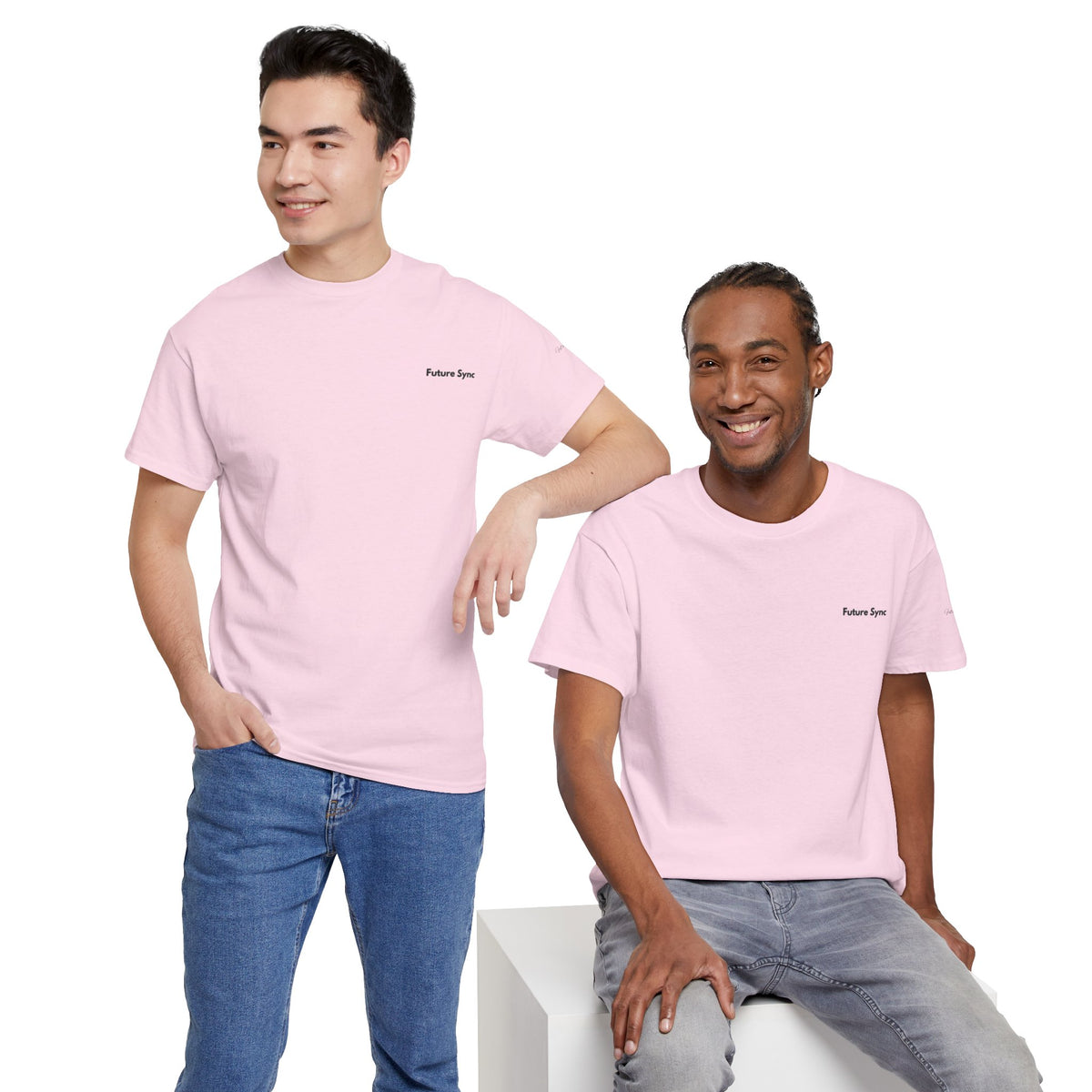 Future Sync Standard Heavy Cotton Tee | Minimalist Aesthetic Streetwear