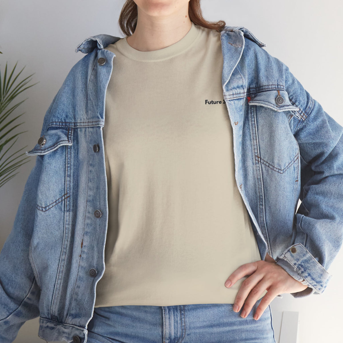 Future Sync Standard Heavy Cotton Tee | Minimalist Aesthetic Streetwear