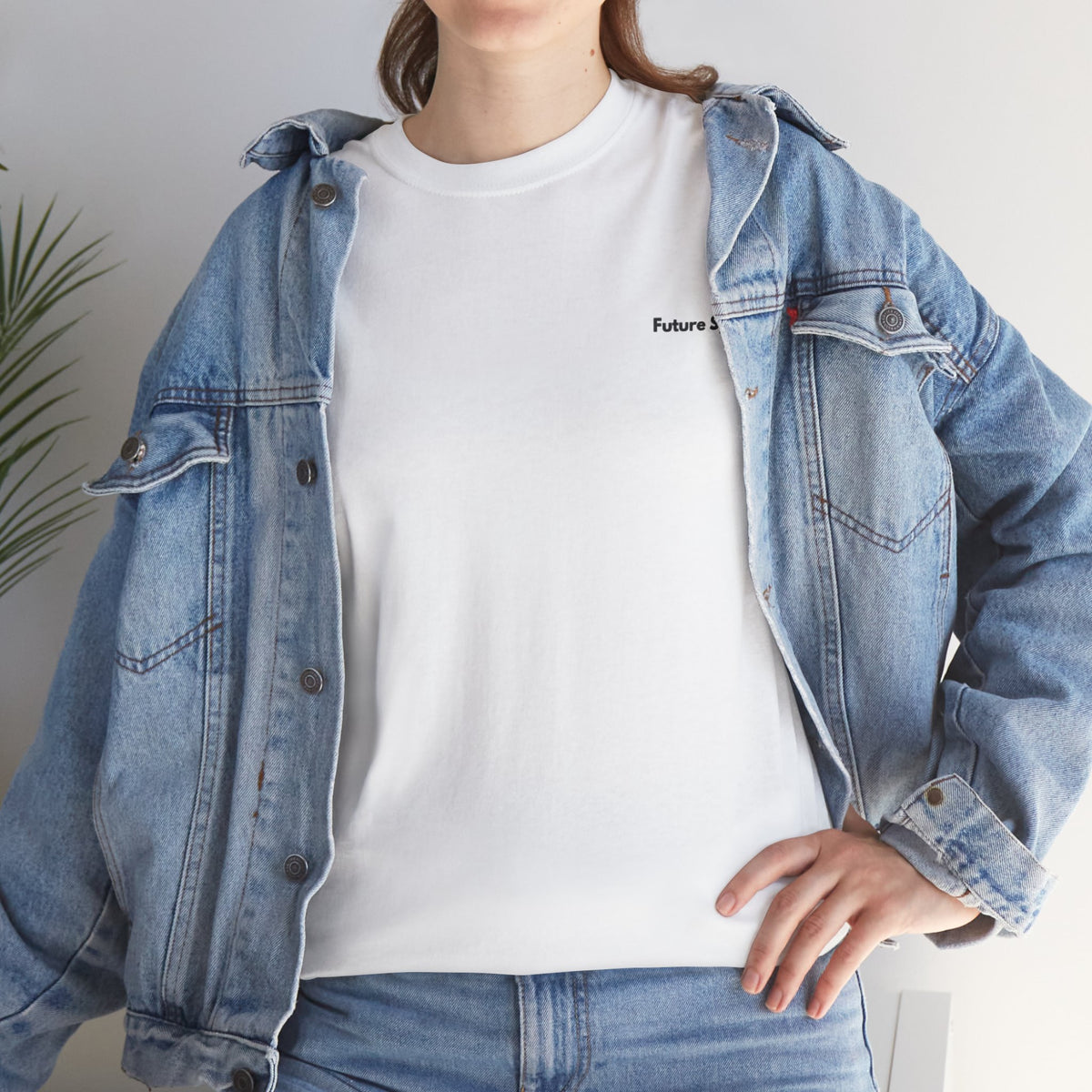 Future Sync Standard Heavy Cotton Tee | Minimalist Aesthetic Streetwear