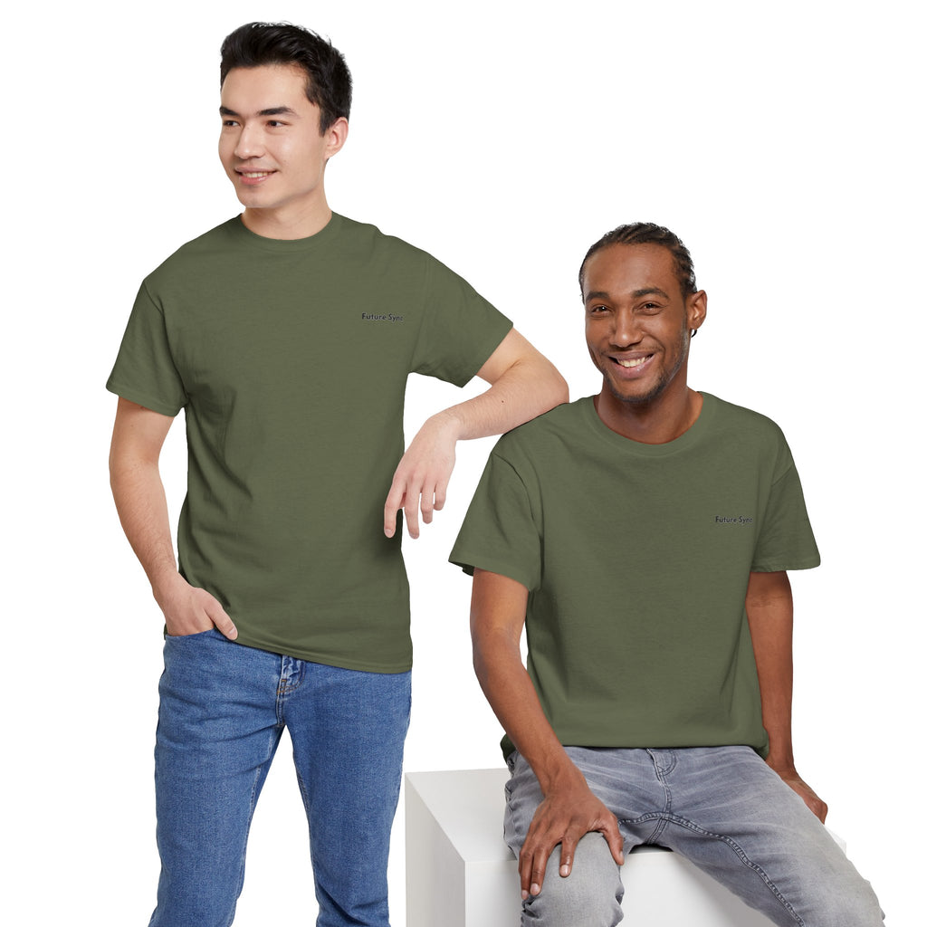 Future Sync Standard Heavy Cotton Tee | Minimalist Aesthetic Streetwear