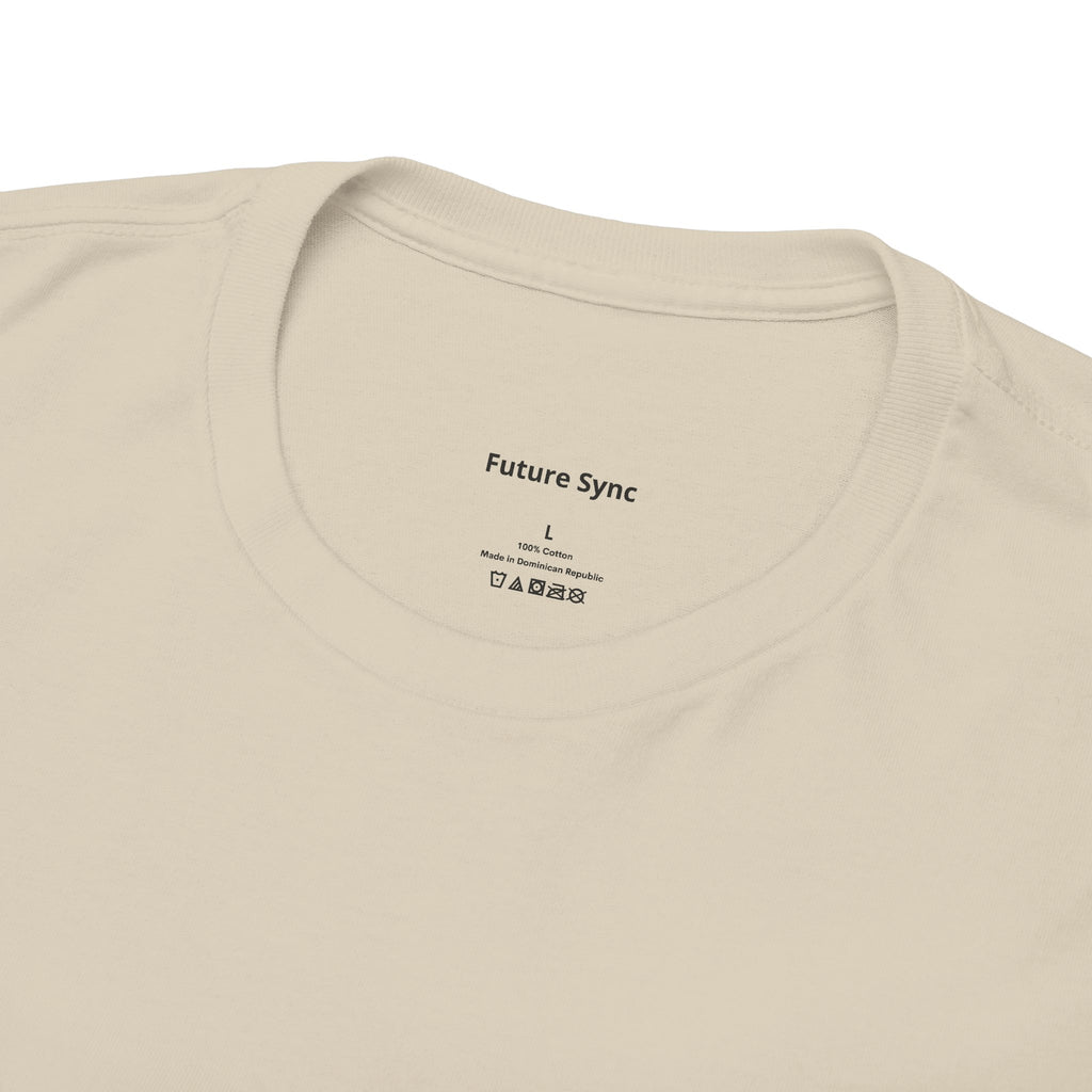 Future Sync Standard Heavy Cotton Tee | Minimalist Aesthetic Streetwear